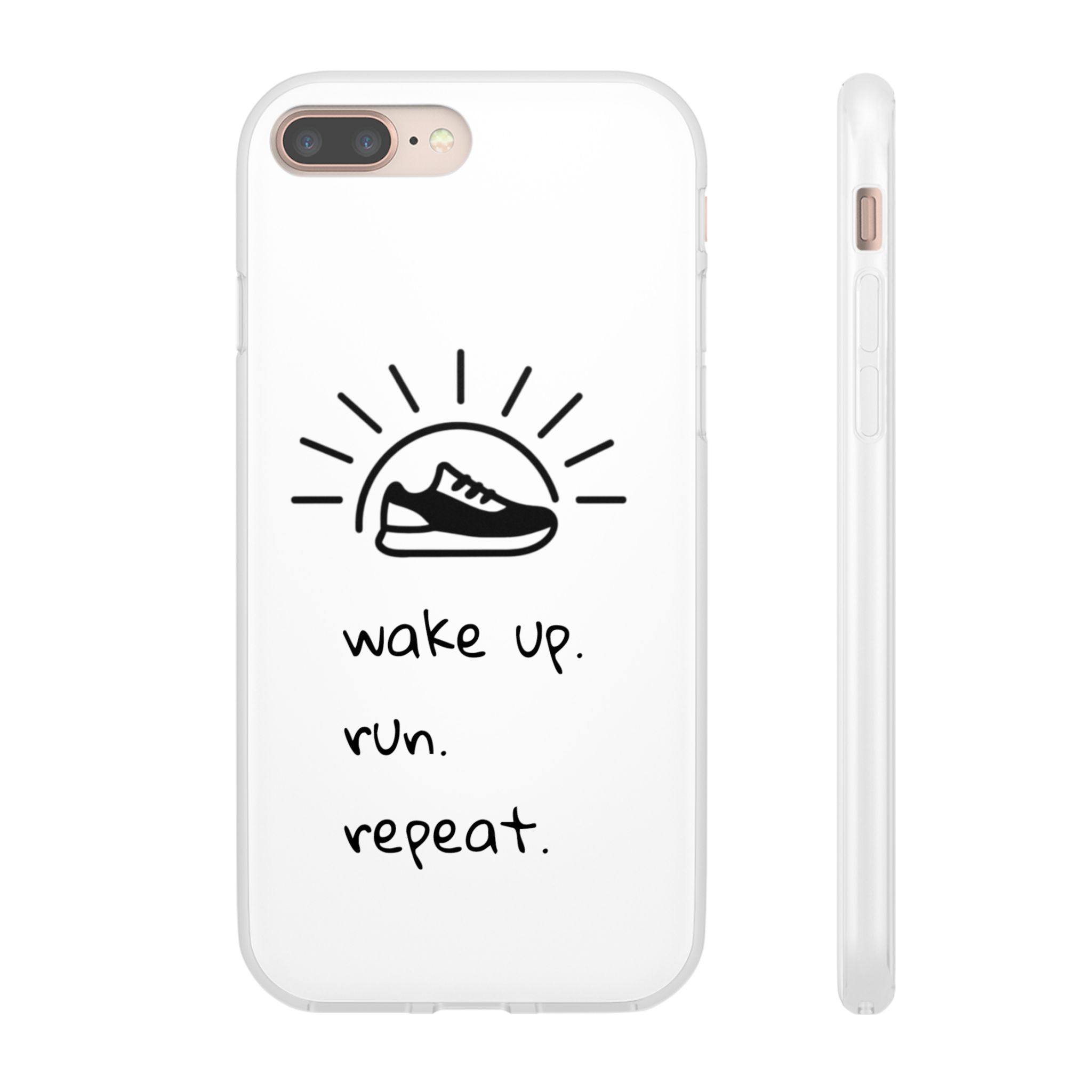 Wake Up. Run. Repeat. Flexi Case - Image 2
