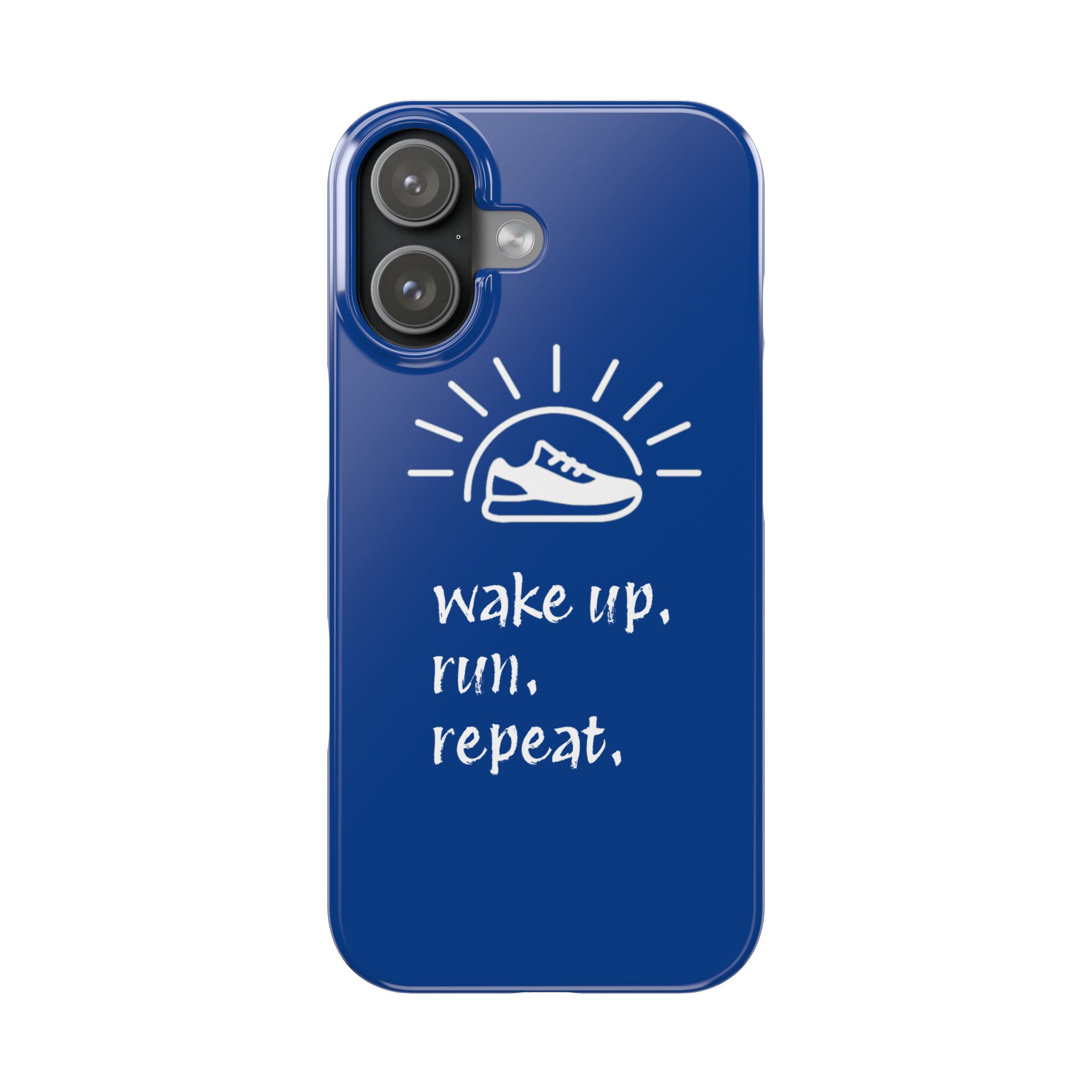Wake Up. Run. Repeat. Slim Phone Case - Image 23