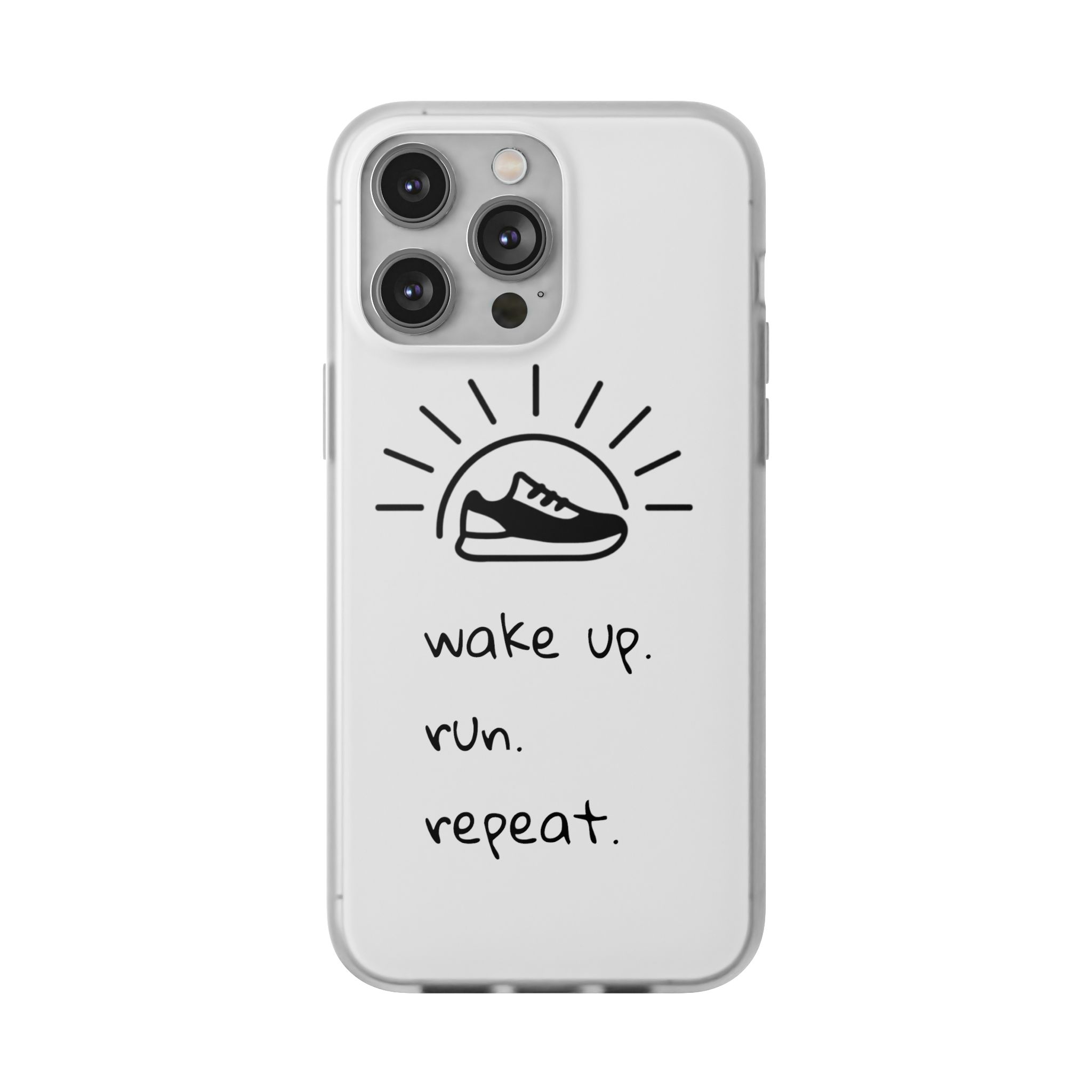 Wake Up. Run. Repeat. Flexi Case - Image 61