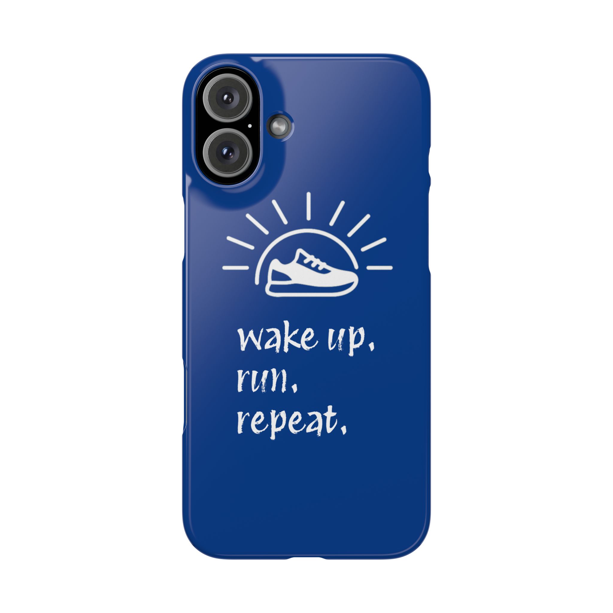 Wake Up. Run. Repeat. Slim Phone Case - Image 21