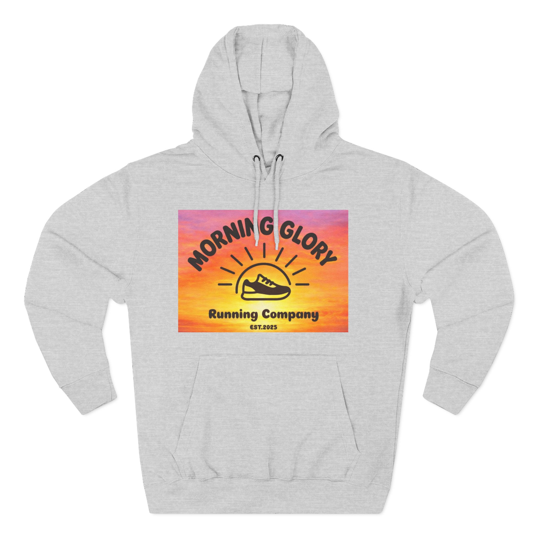Morning Glory Running Sunrise Fleece Hoodie - Image 3