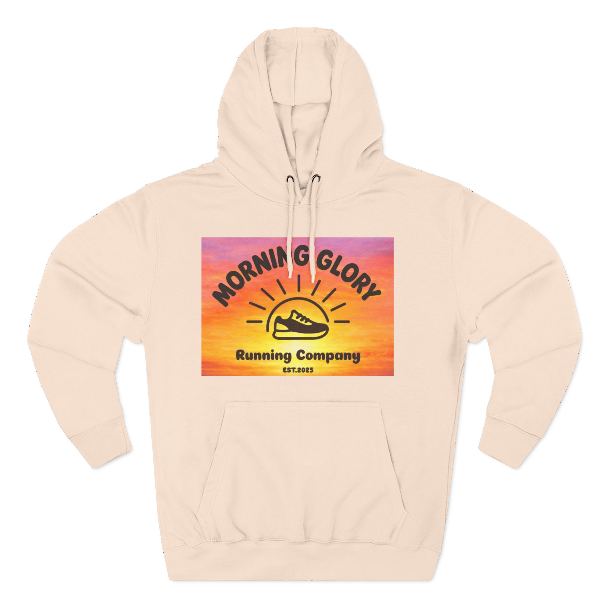 Morning Glory Running Sunrise Fleece Hoodie - Image 7