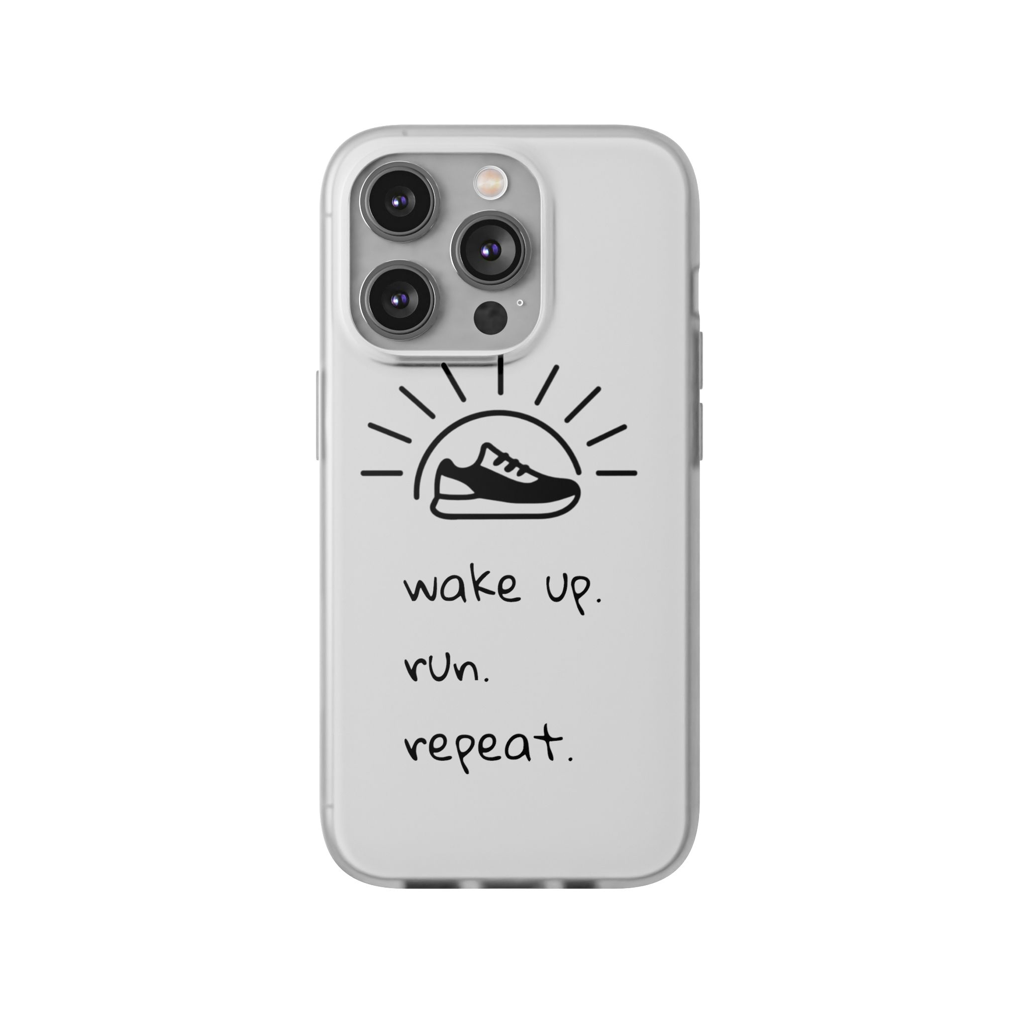 Wake Up. Run. Repeat. Flexi Case - Image 59