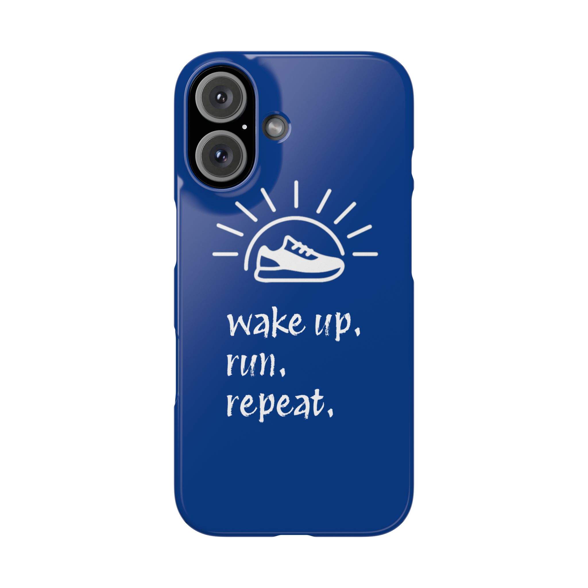 Wake Up. Run. Repeat. Slim Phone Case - Image 19