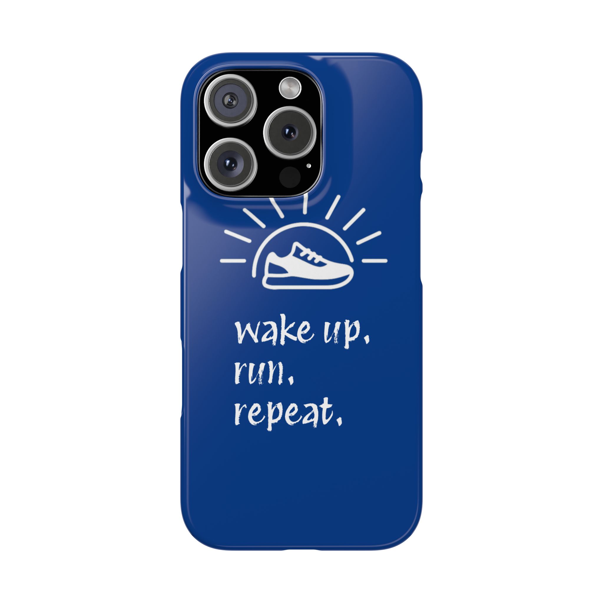 Wake Up. Run. Repeat. Slim Phone Case - Image 20