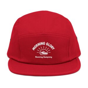 Morning Glory Logo Embroidered 5 Panel Cap