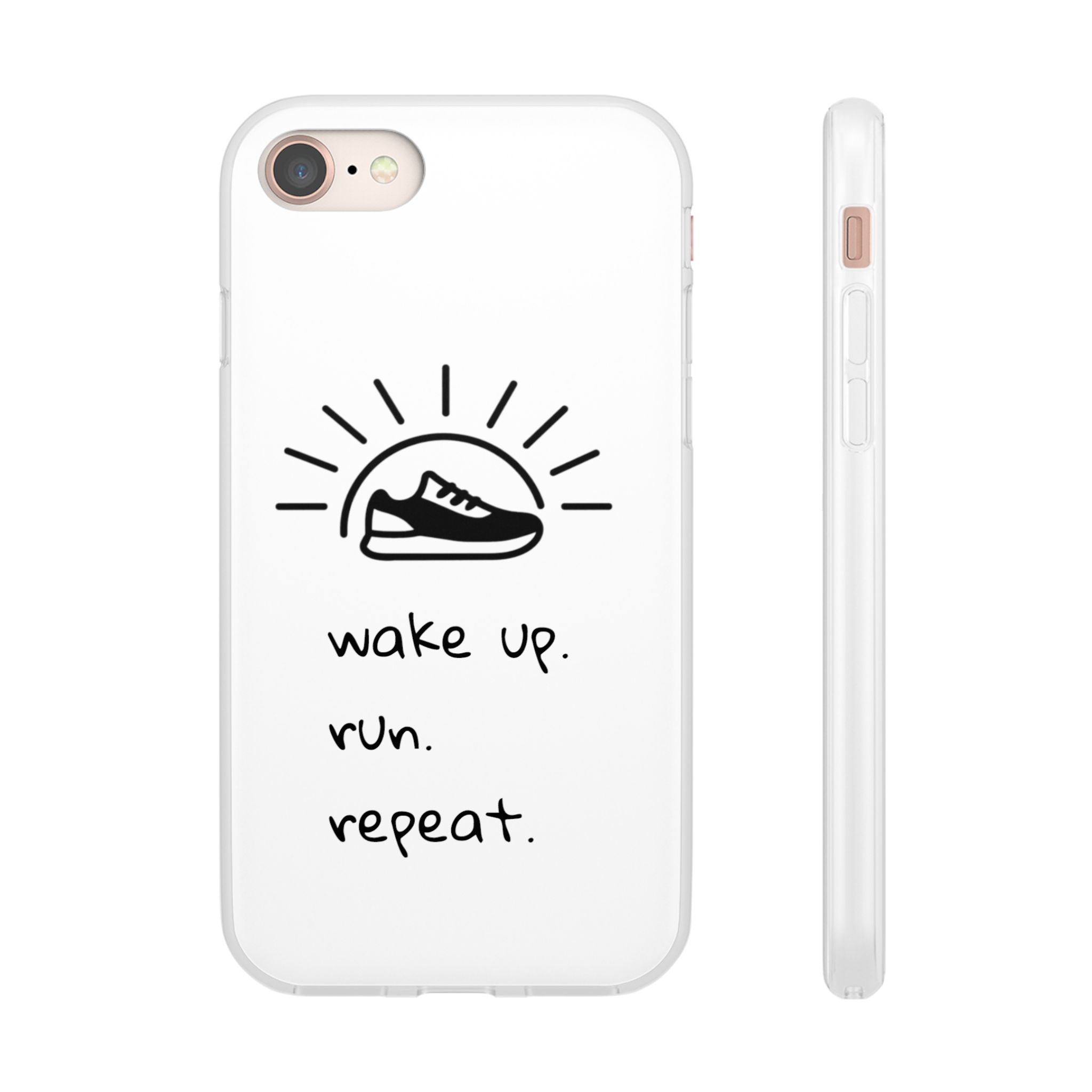 Wake Up. Run. Repeat. Flexi Case