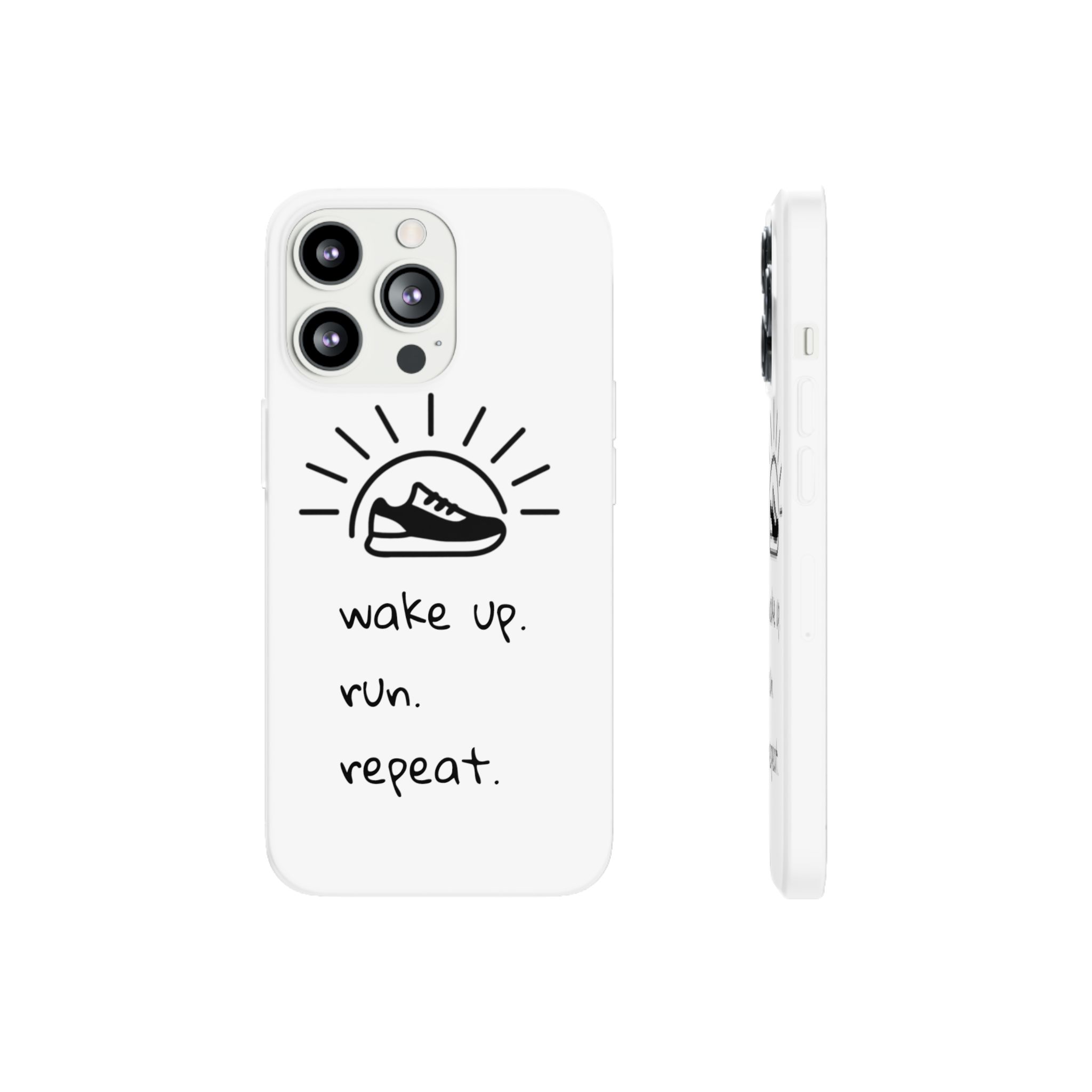 Wake Up. Run. Repeat. Flexi Case - Image 37