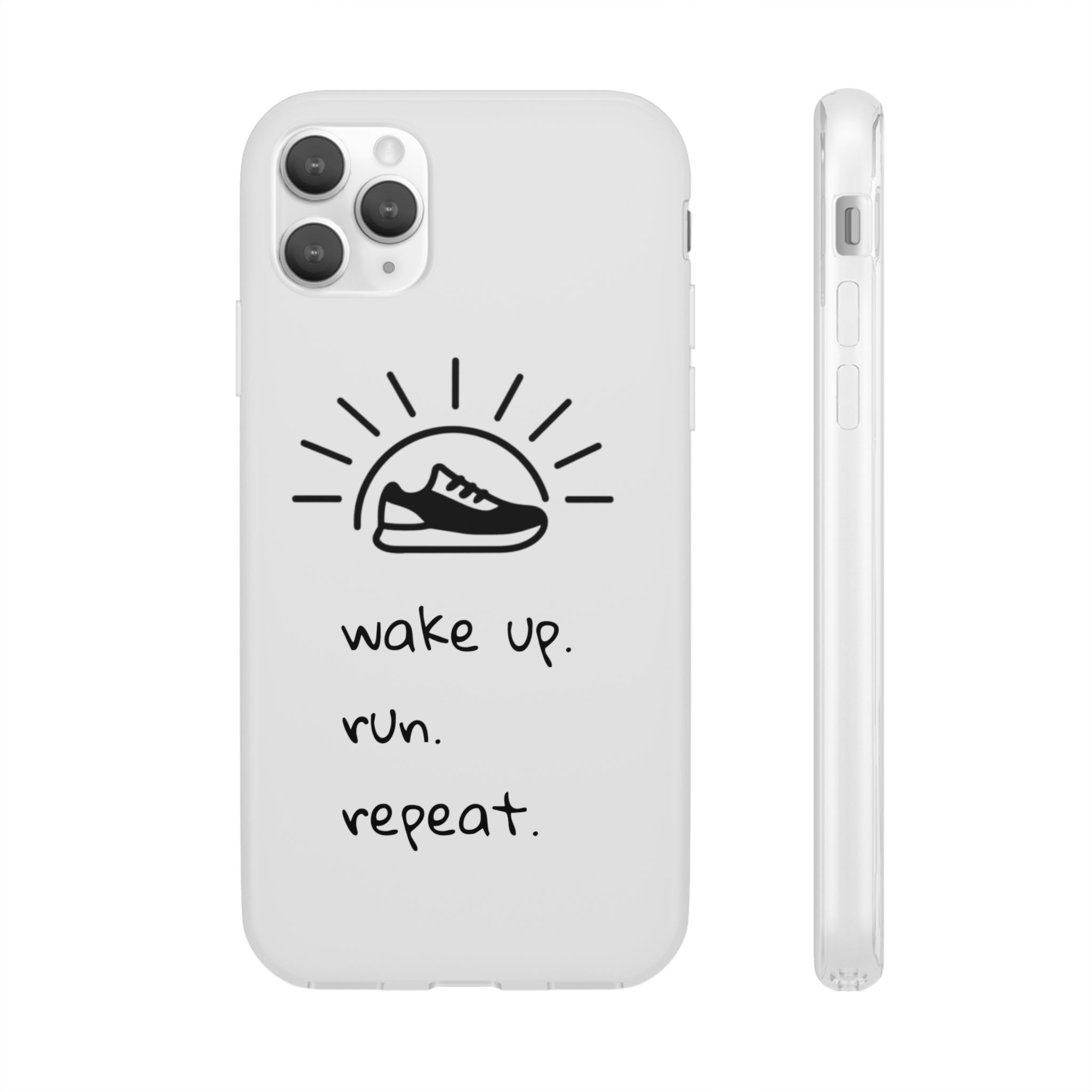 Wake Up. Run. Repeat. Flexi Case - Image 11