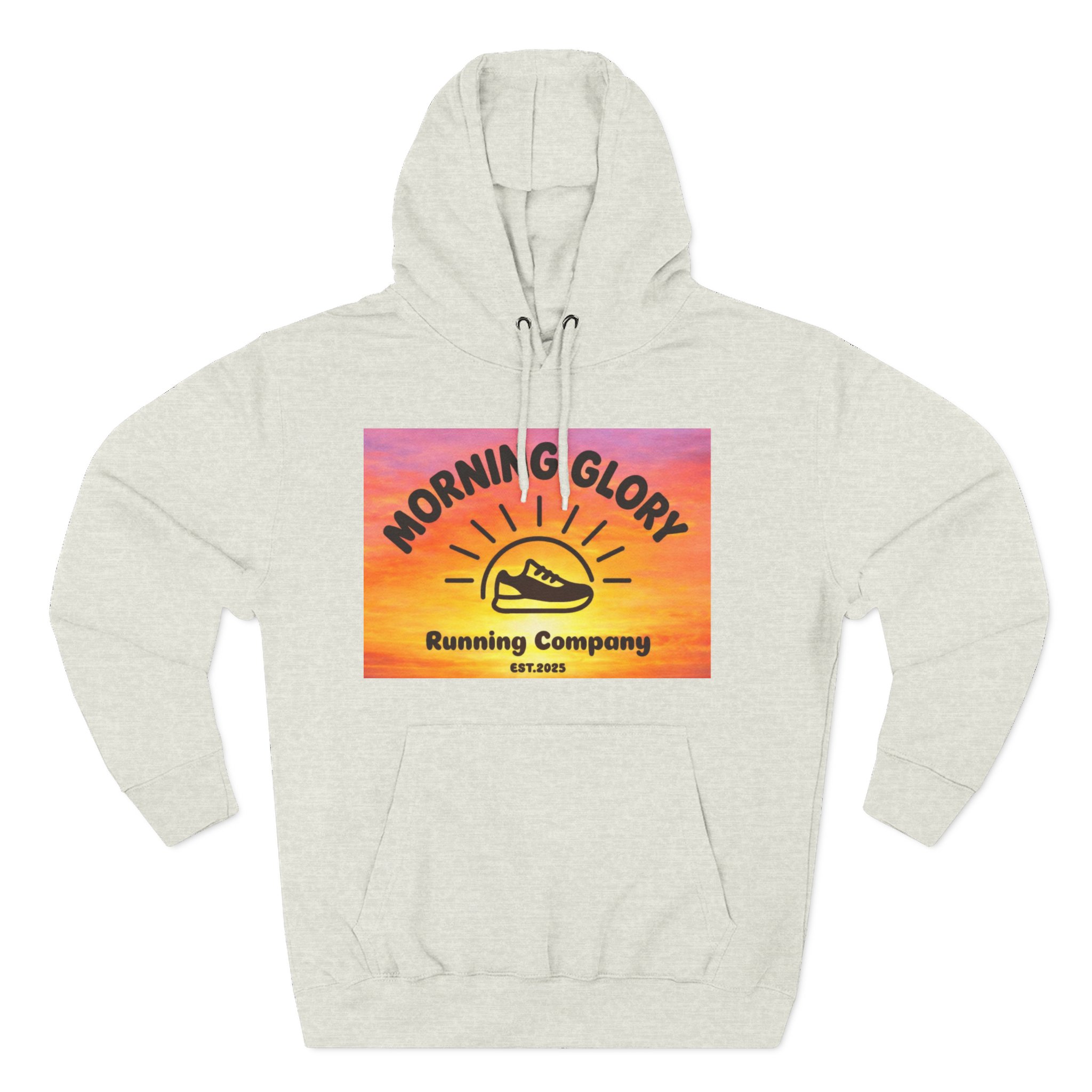 Morning Glory Running Sunrise Fleece Hoodie - Image 9