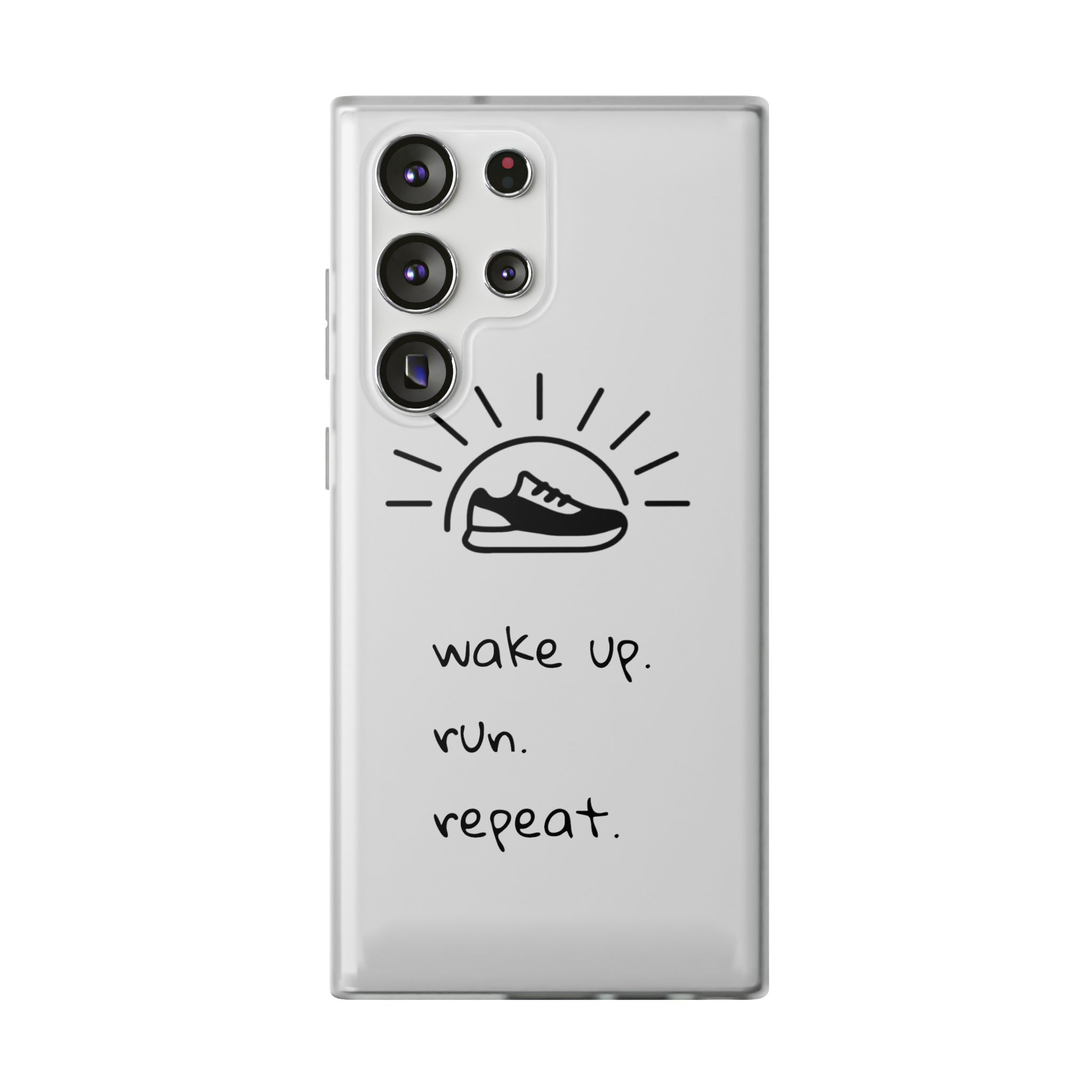Wake Up. Run. Repeat. Flexi Case - Image 64