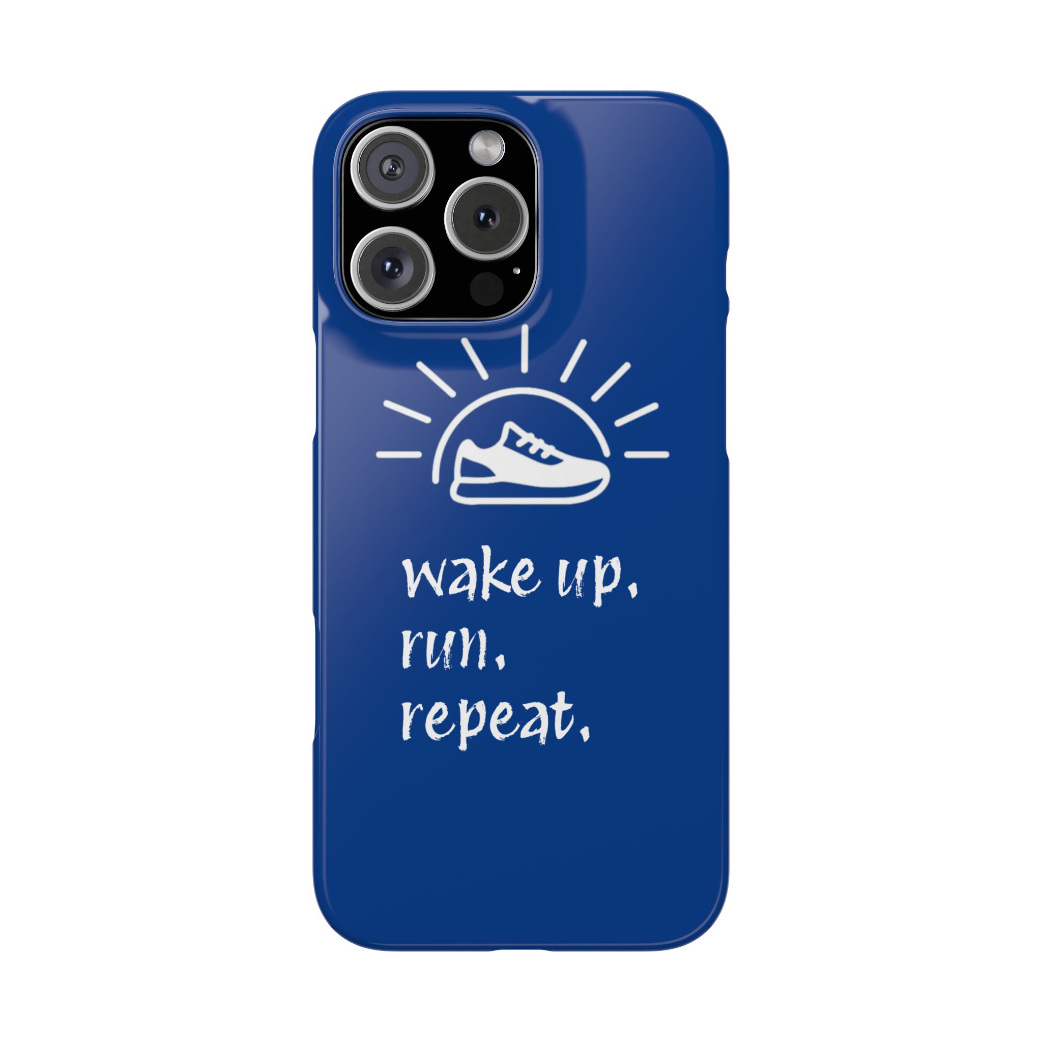 Wake Up. Run. Repeat. Slim Phone Case - Image 22