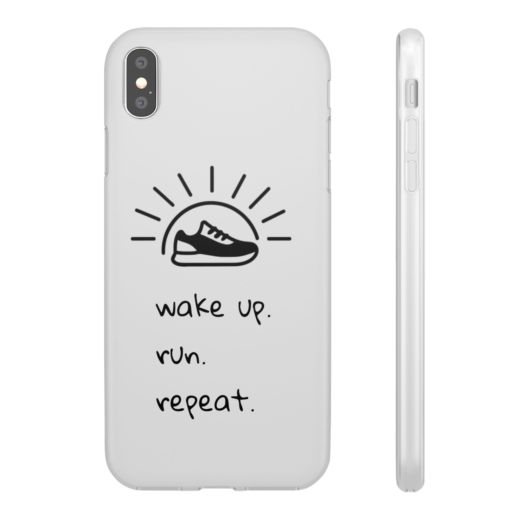 Wake Up. Run. Repeat. Flexi Case - Image 8