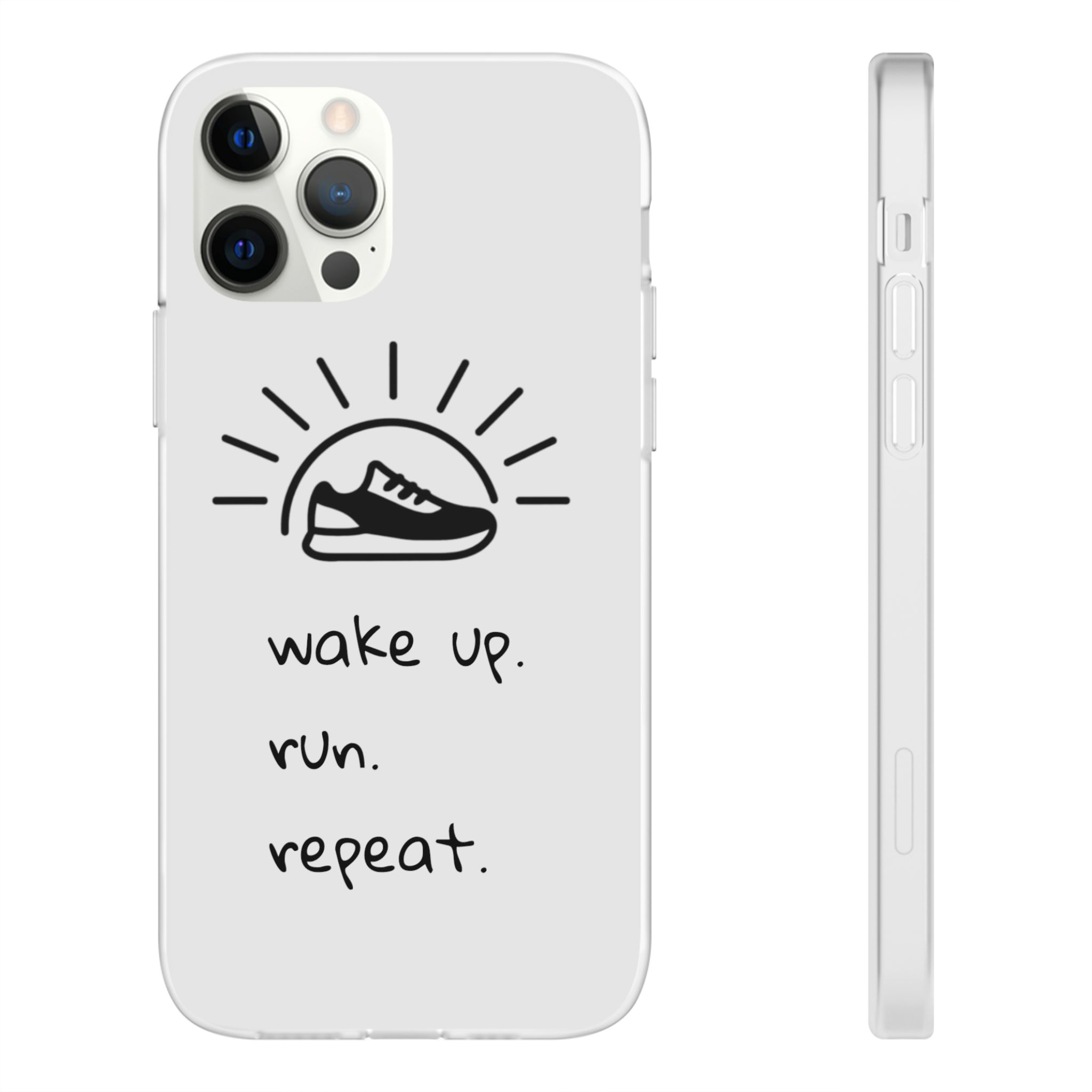 Wake Up. Run. Repeat. Flexi Case - Image 22